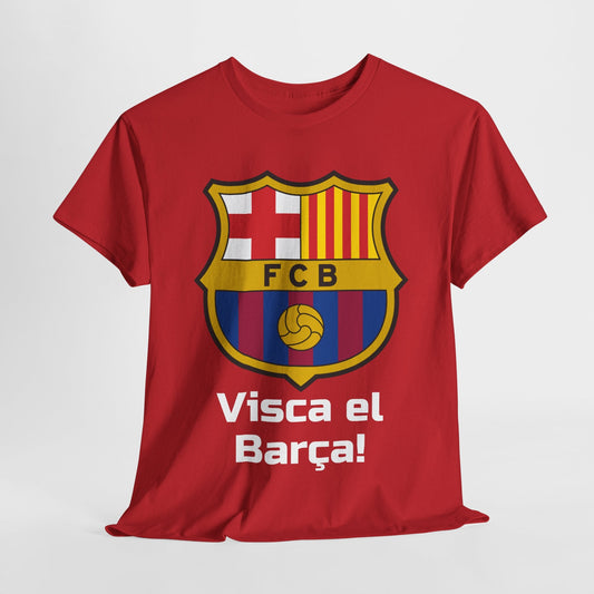 FC Barcelona Visca el Barça T-Shirt – Premium Cotton DTF Printed Unisex Fan Tee (S–5XL) HOUSE OF MAGNETIC