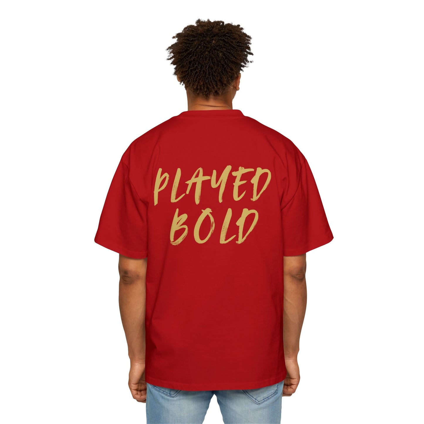 RCB Champions 2025 Oversized T-Shirt – Red, White & Black | Unisex S-XXL | Official IPL Fanwear Houseofmagnetic
