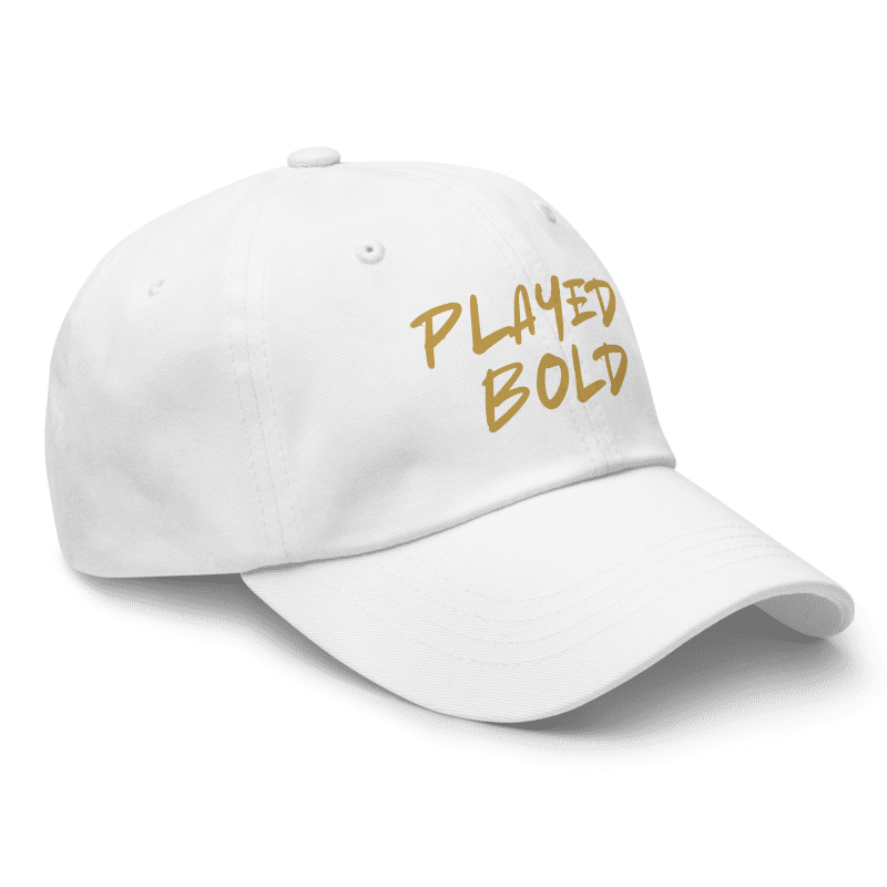 Played Bold RCB Cap – IPL 2025 Inspired | Cricket Fan Cap | Unisex Adjustable | House of Magnetic HOUSE OF MAGNETIC