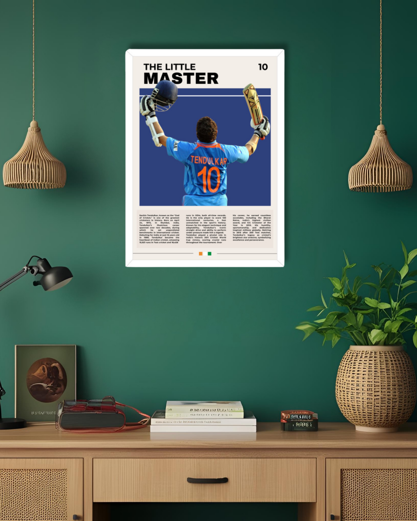 Sachin Tendulkar Poster Houseofmagnetic