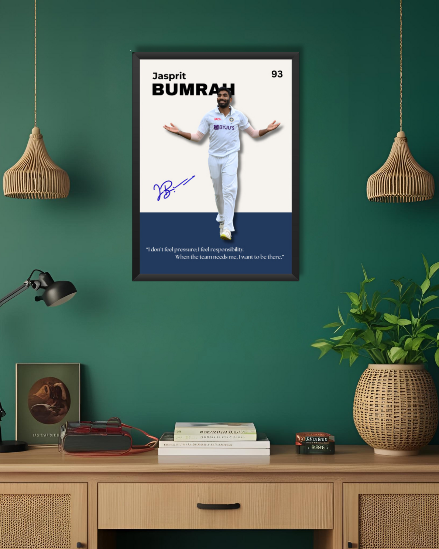 Jasprit Bumrah Poster Houseofmagnetic