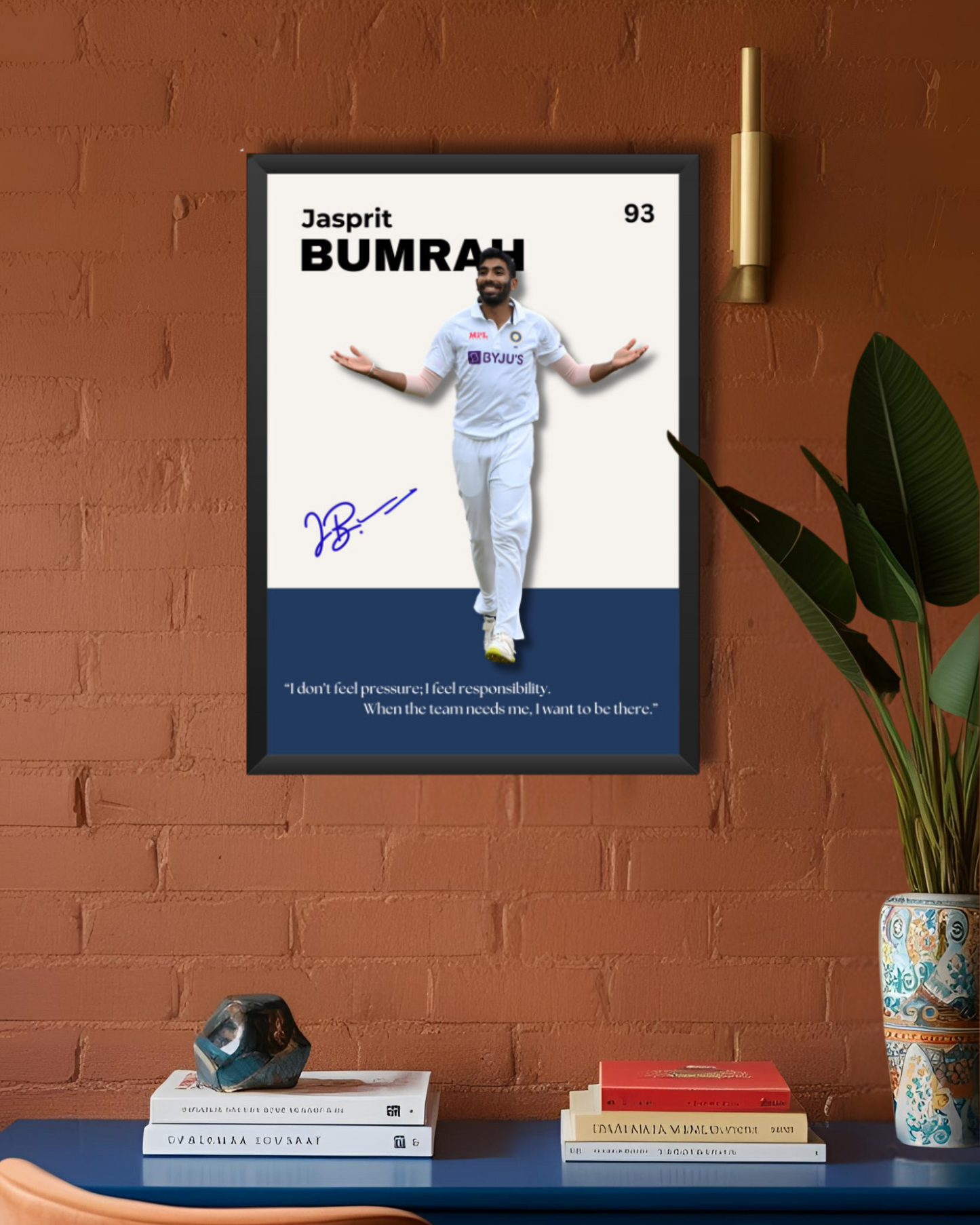 Jasprit Bumrah Poster Houseofmagnetic