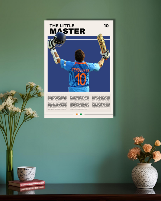 Sachin Tendulkar Poster Houseofmagnetic