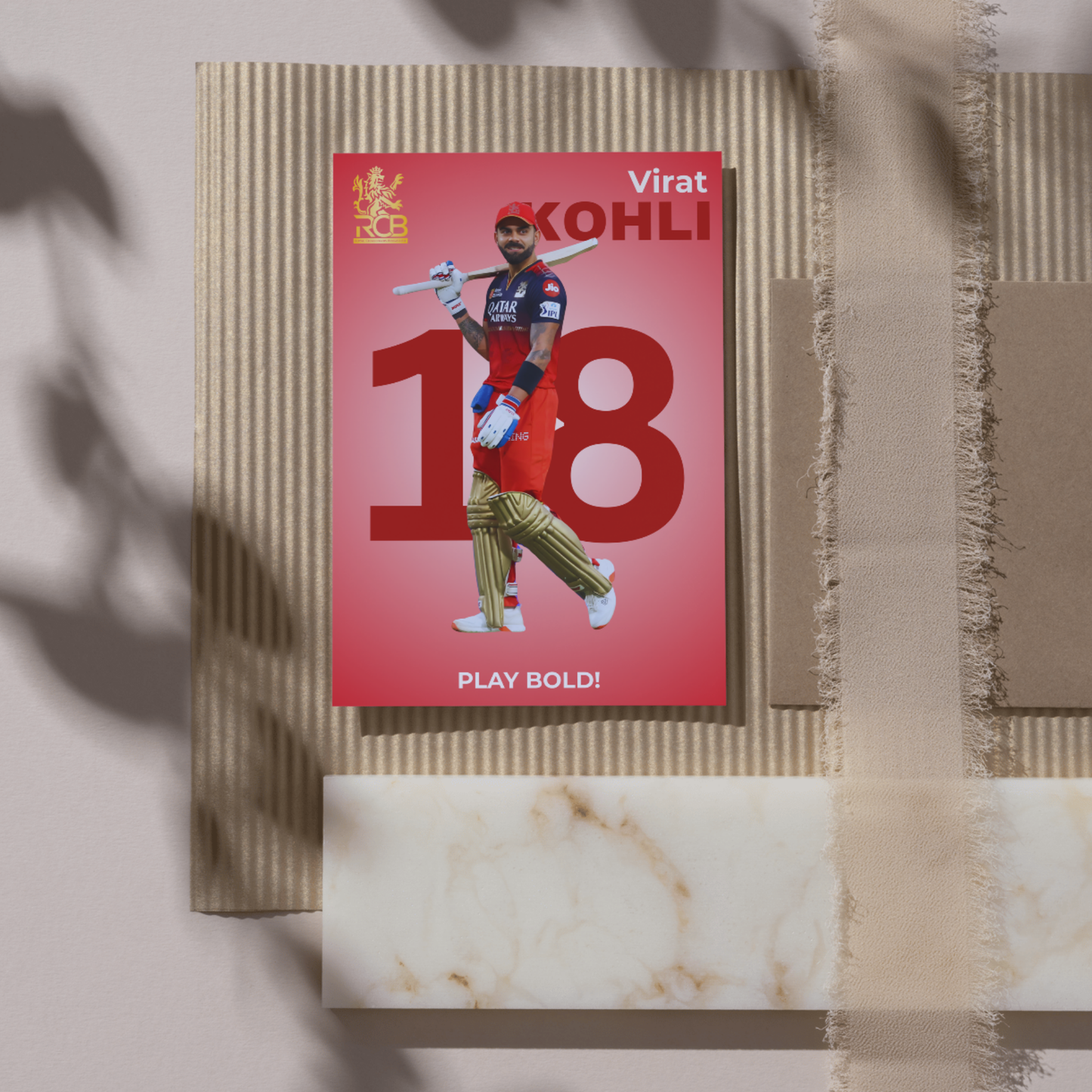 RCB Virat Kohli Fan Combo Pack Houseofmagnetic