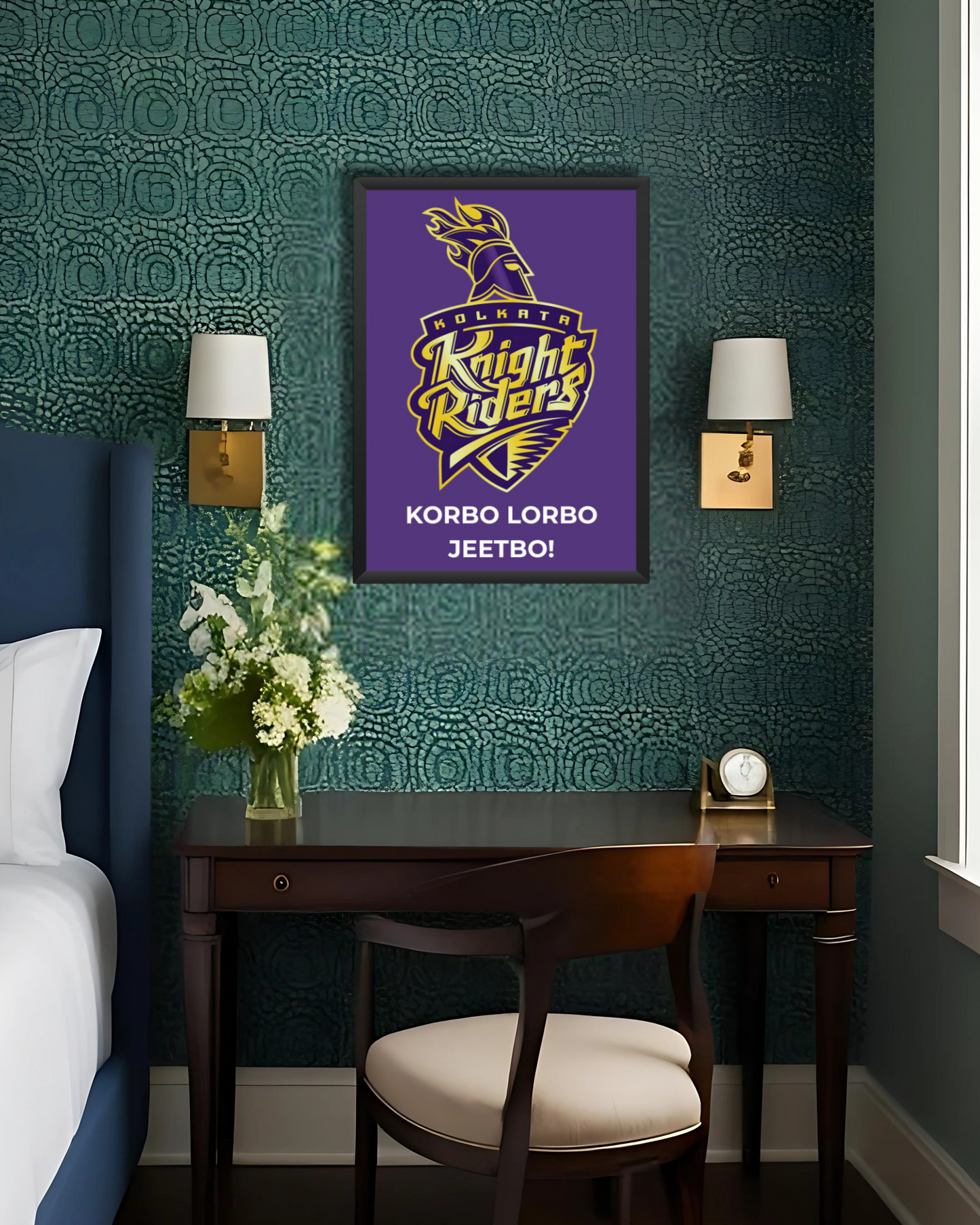 Kolkata Knight Riders Poster Houseofmagnetic