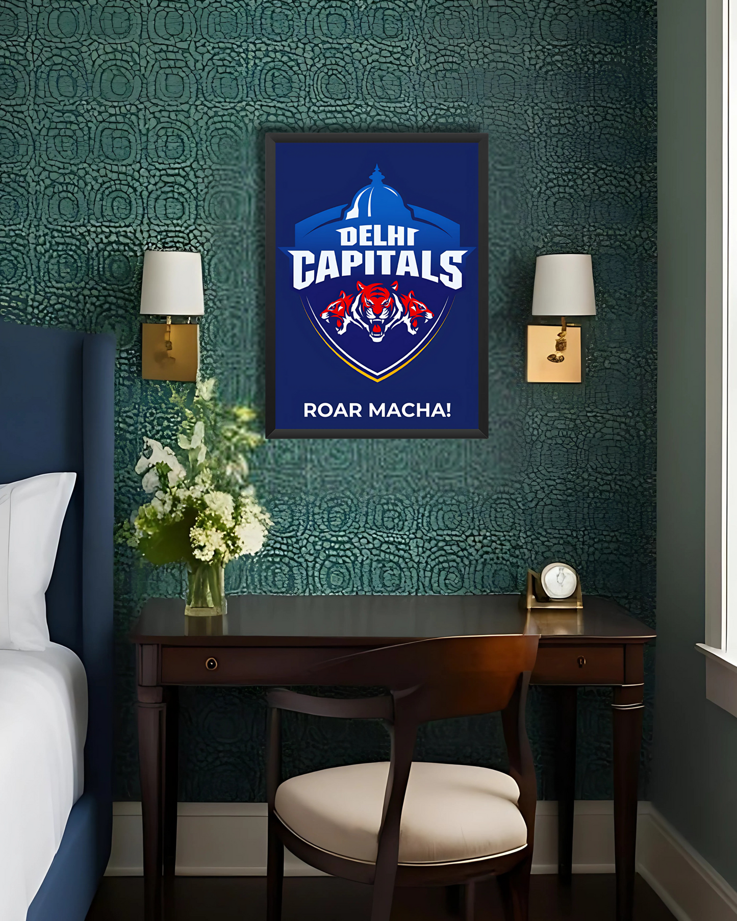 Delhi Capitals Poster Houseofmagnetic
