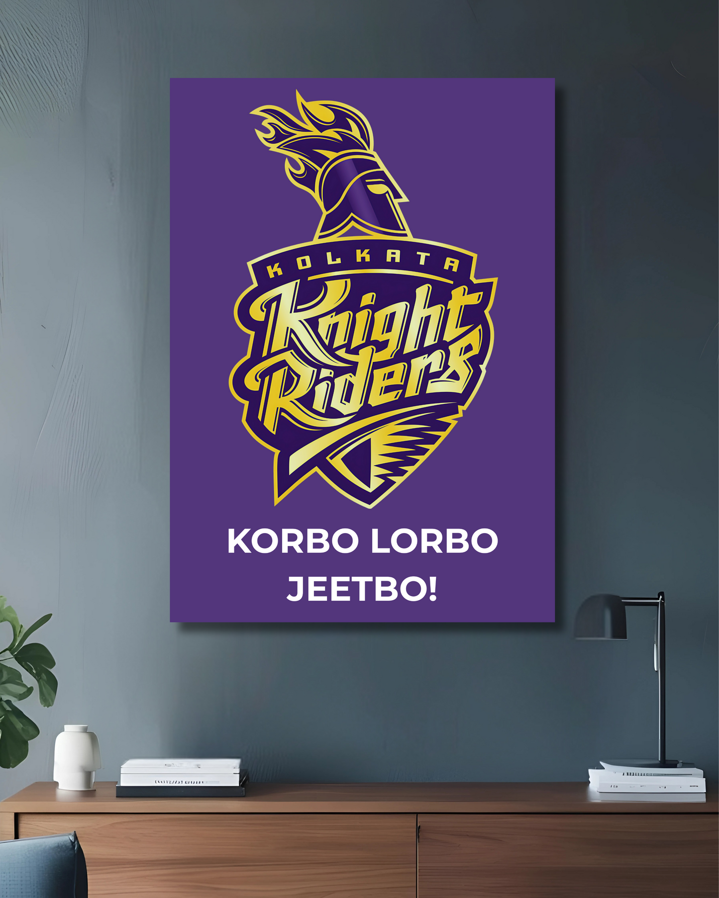 Kolkata Knight Riders Poster Houseofmagnetic