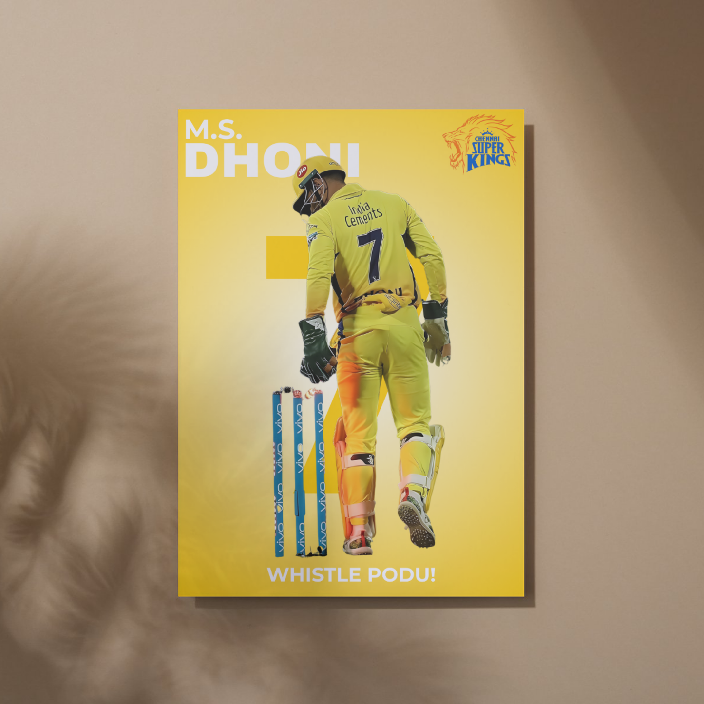 MS Dhoni Fan Combo Pack Houseofmagnetic
