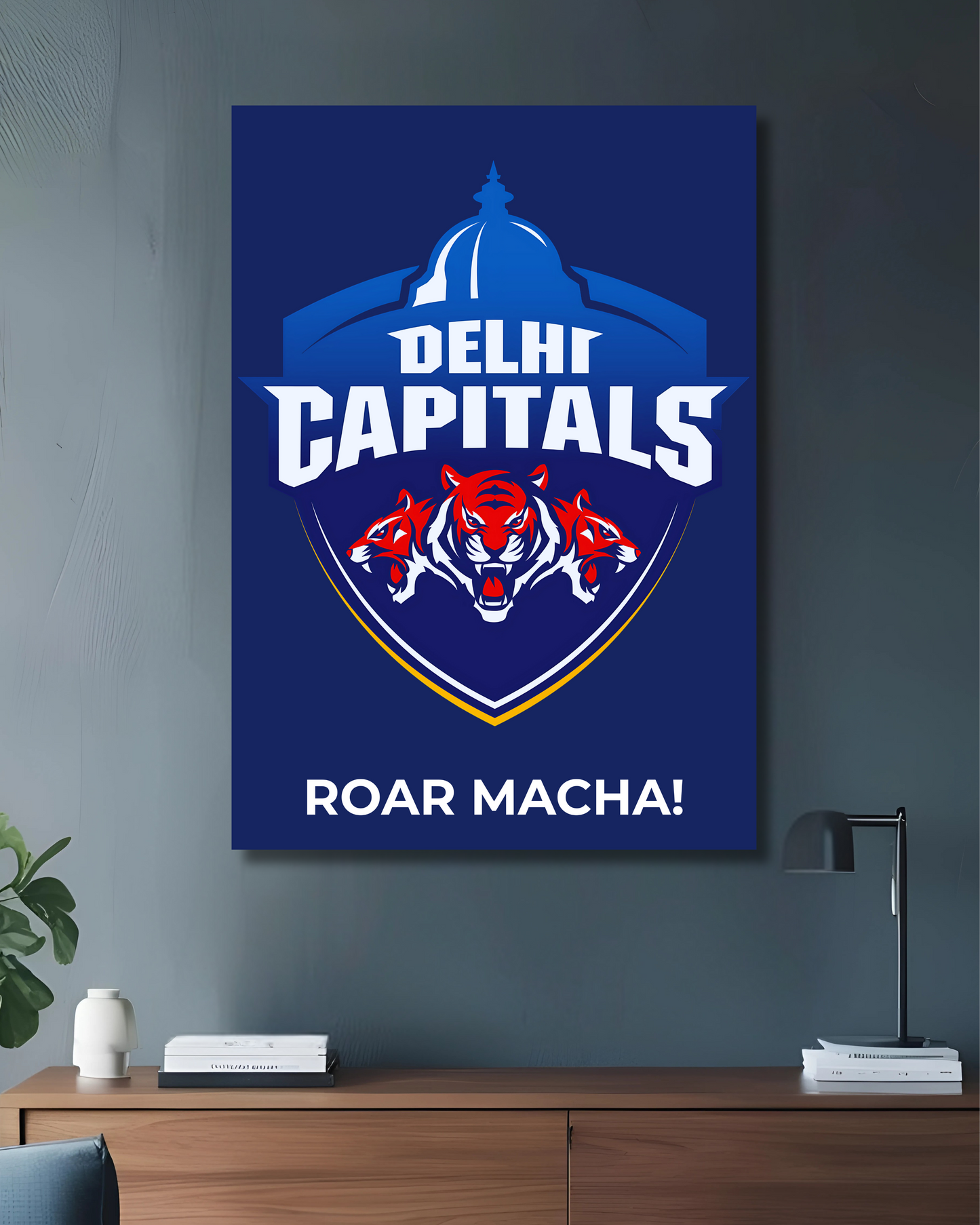 Delhi Capitals Poster Houseofmagnetic