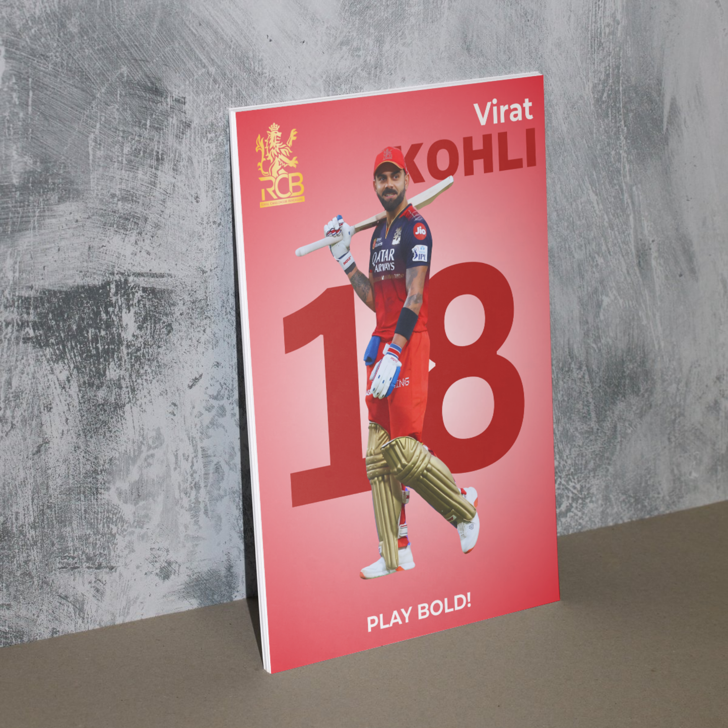 RCB Virat Kohli Fan Combo Pack Houseofmagnetic