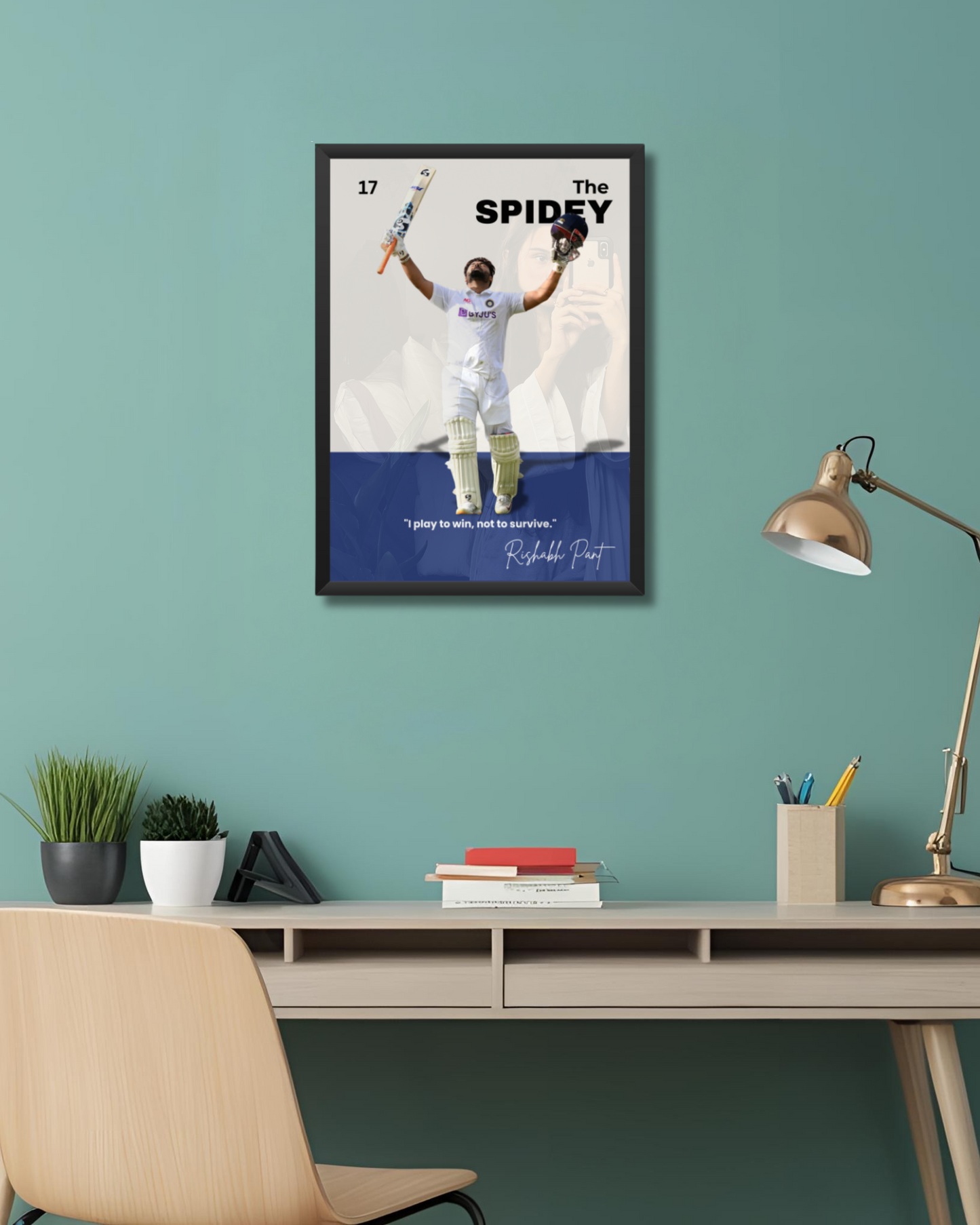 Rishabh Pant Poster Houseofmagnetic