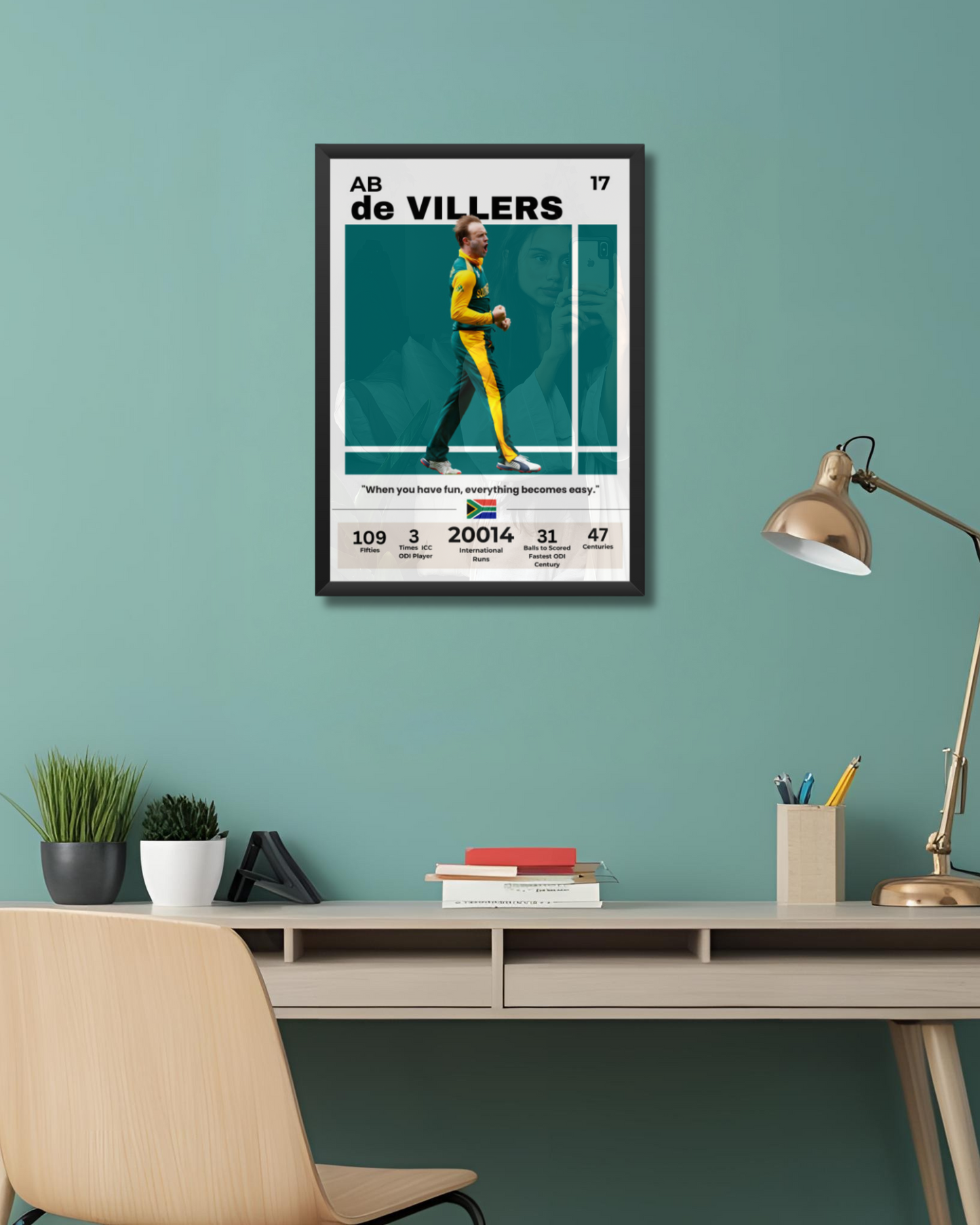 AB de Villiers Poster Houseofmagnetic