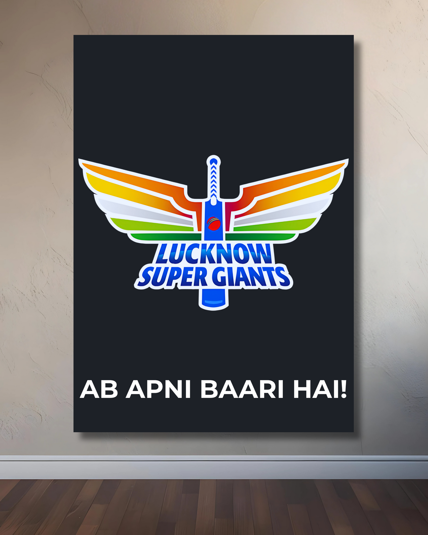 Lucknow Super Giants Poster Houseofmagnetic