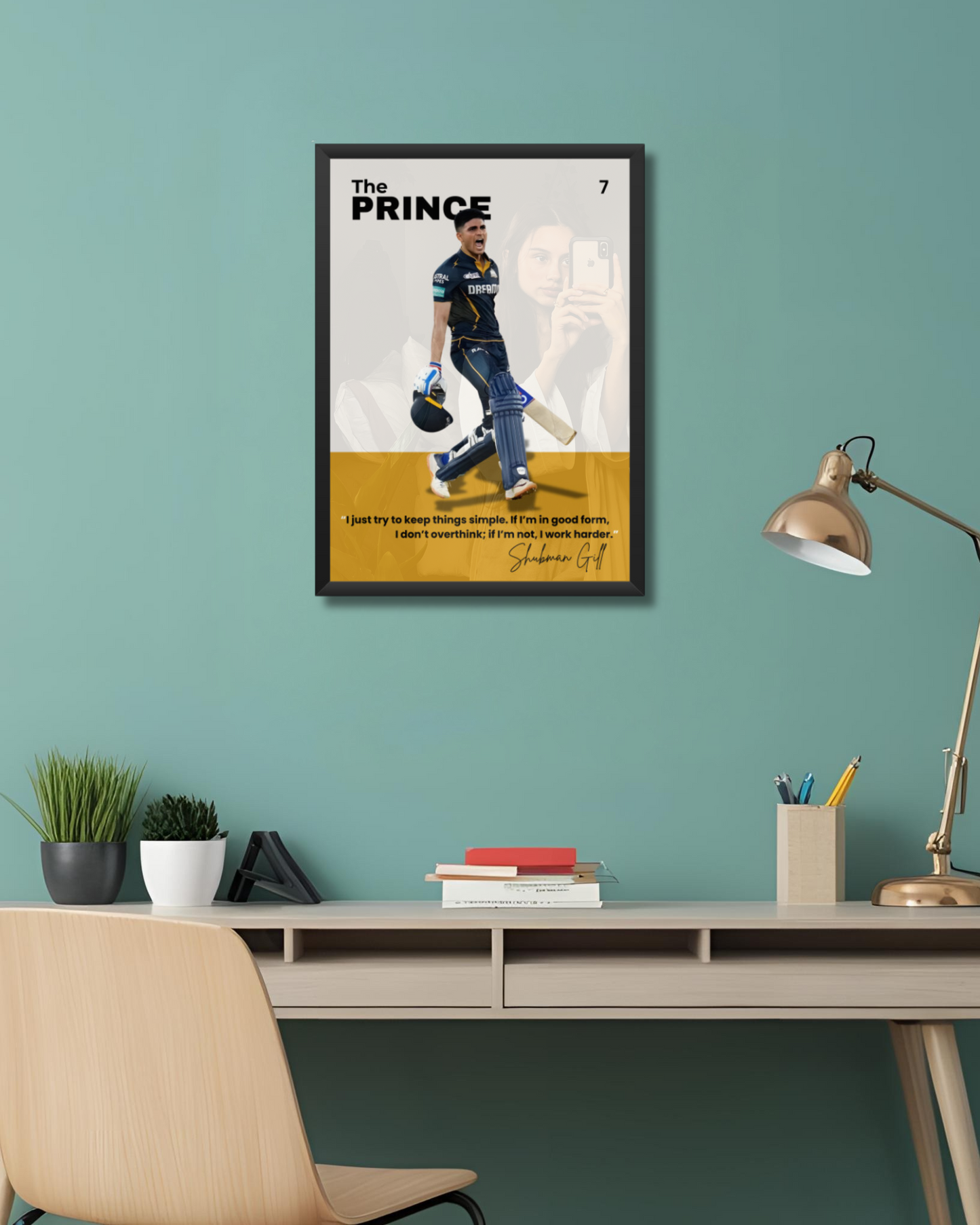 Shubman Gill Poster Houseofmagnetic