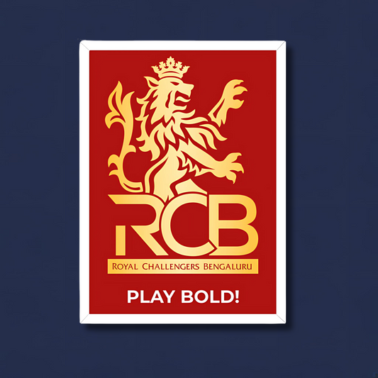 Royal Challengers Bengaluru (RCB) Poster Houseofmagnetic