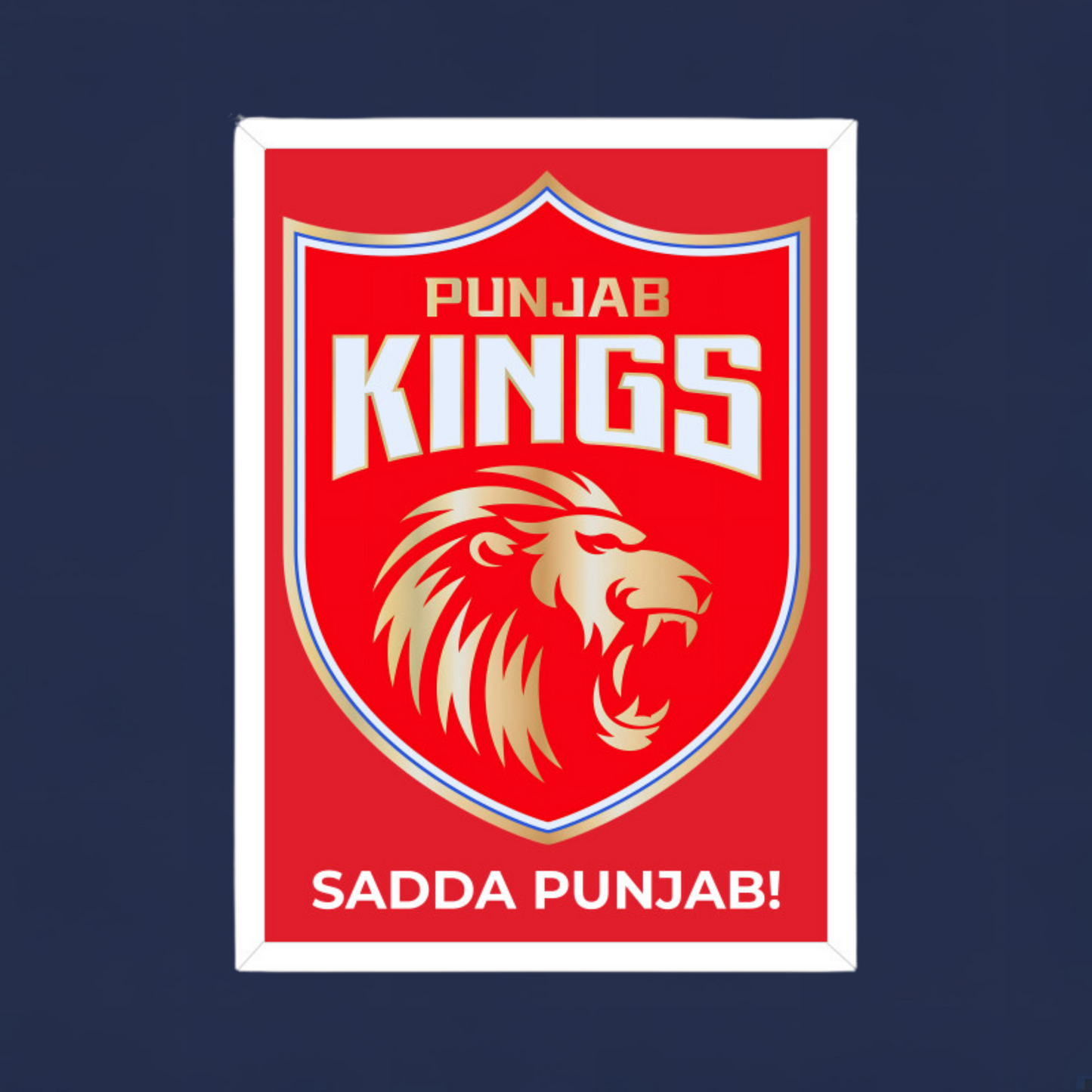 Punjab Kings poster Houseofmagnetic