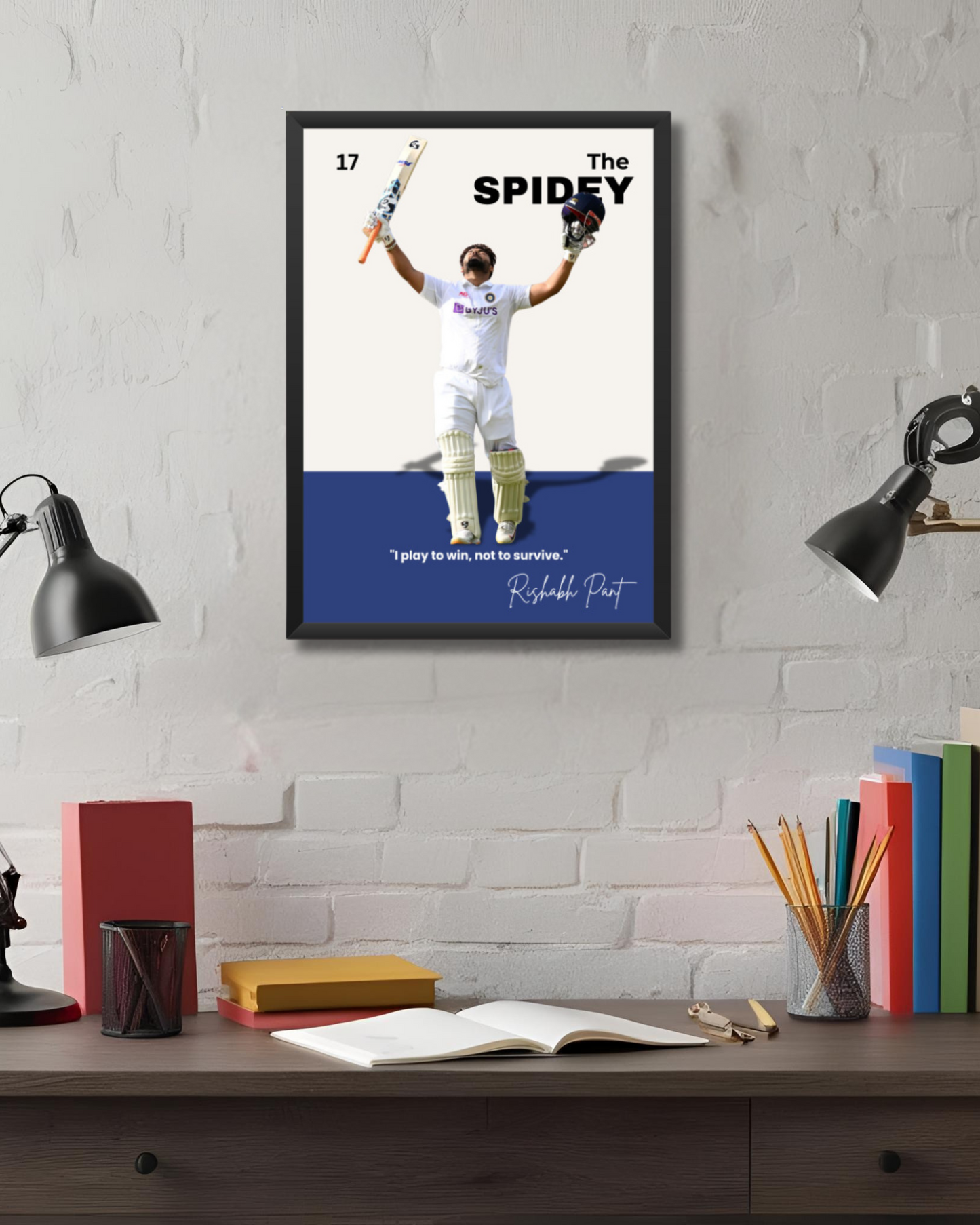 Rishabh Pant Poster Houseofmagnetic