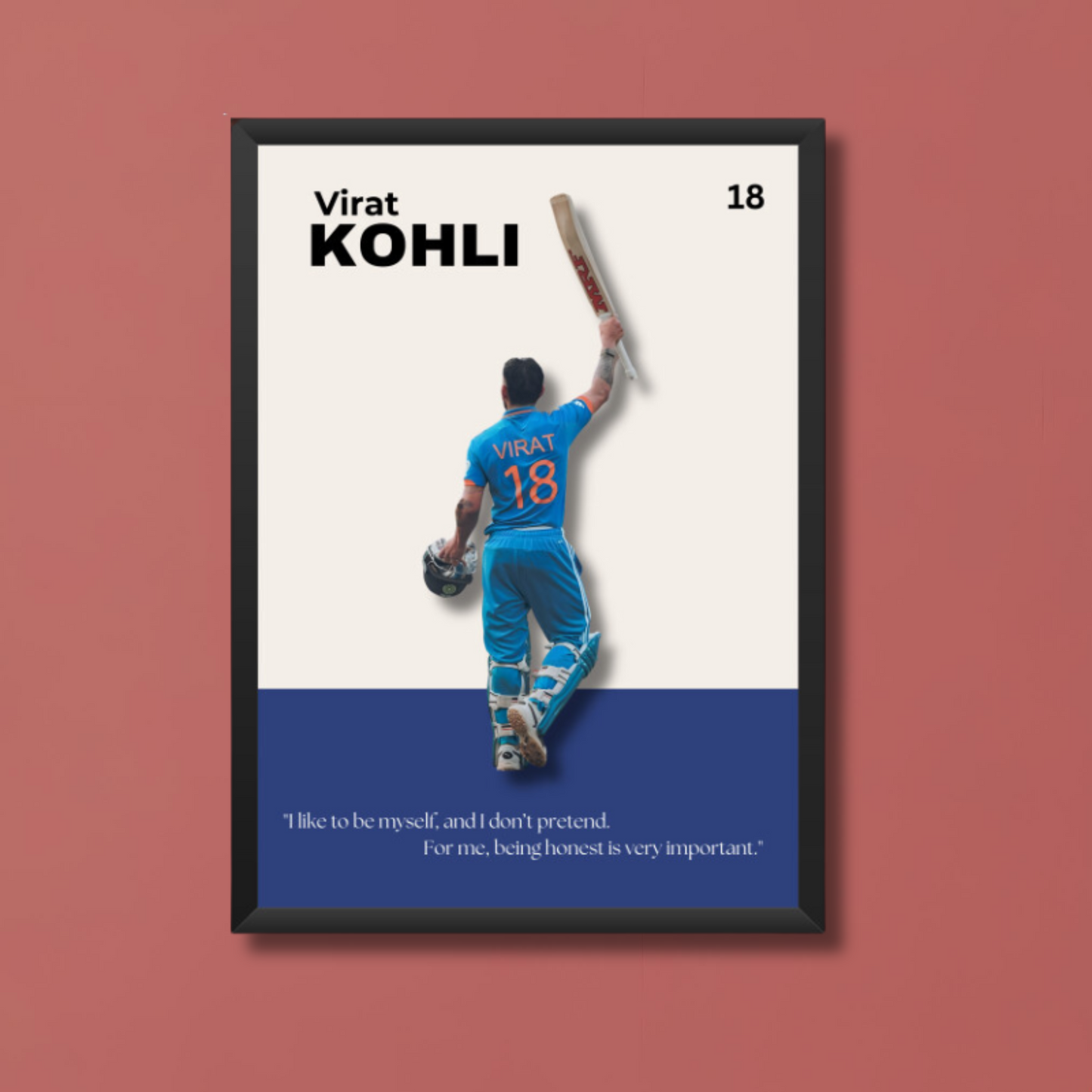 Virat Kohli Poster "VIRAT 18" Houseofmagnetic