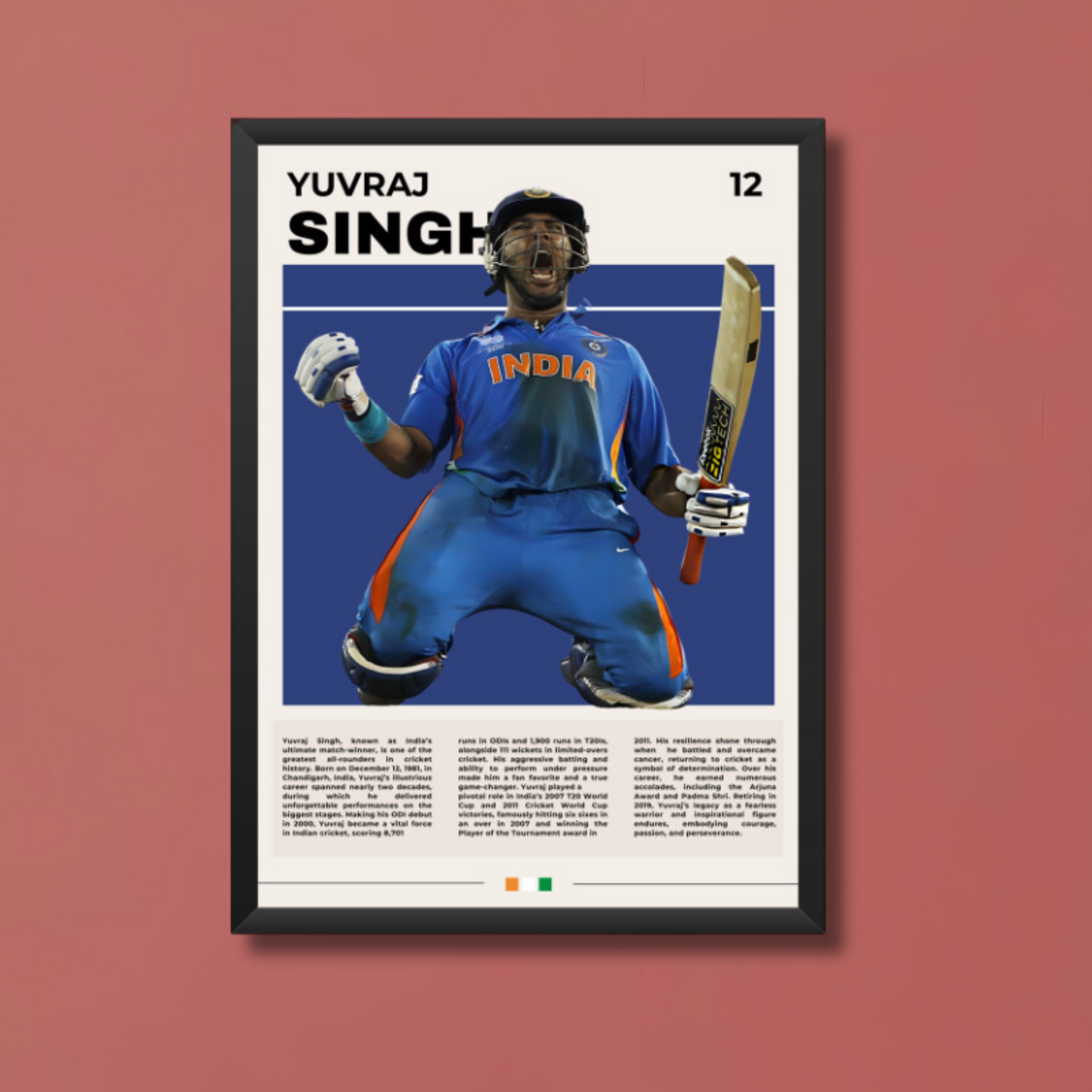 Yuvraj Singh Poster Houseofmagnetic