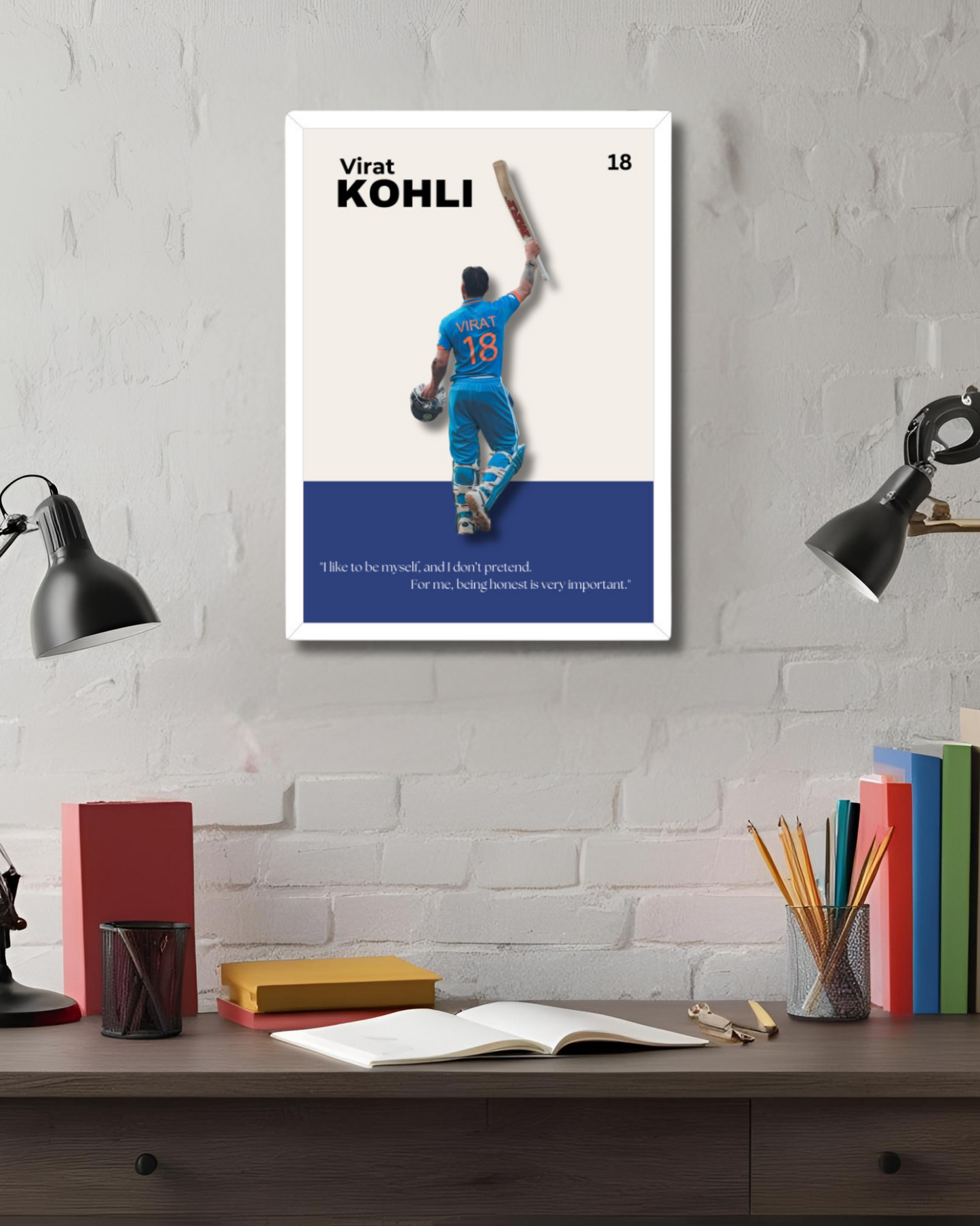 Virat Kohli Poster "VIRAT 18" Houseofmagnetic