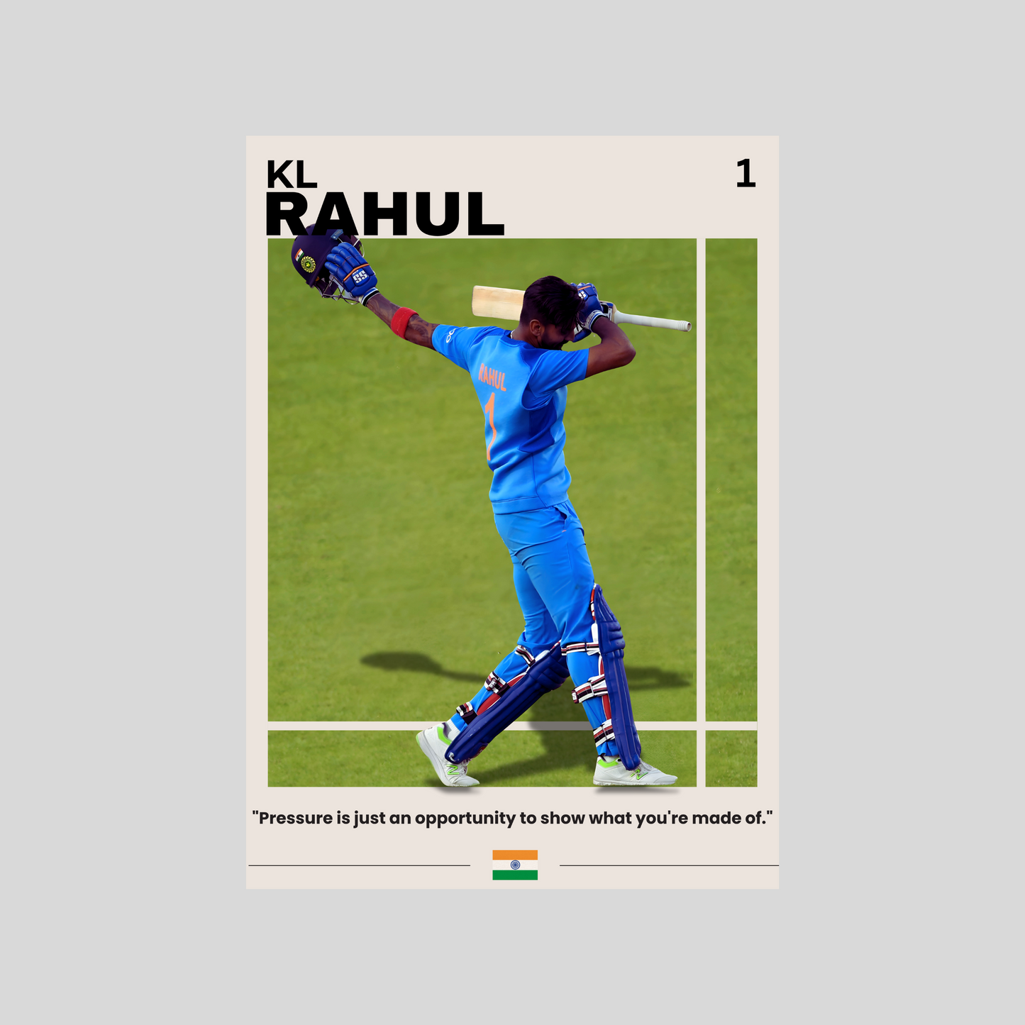 KL Rahul Poster Houseofmagnetic