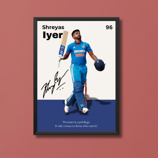 Shreyas Iyer '96' Poster Houseofmagnetic