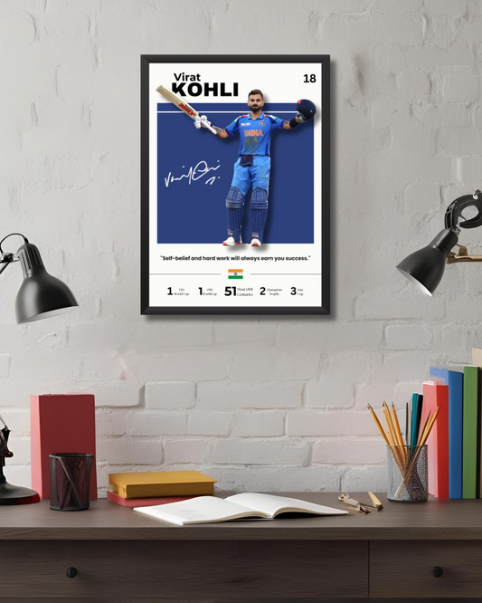 Virat Kohli Poster Houseofmagnetic