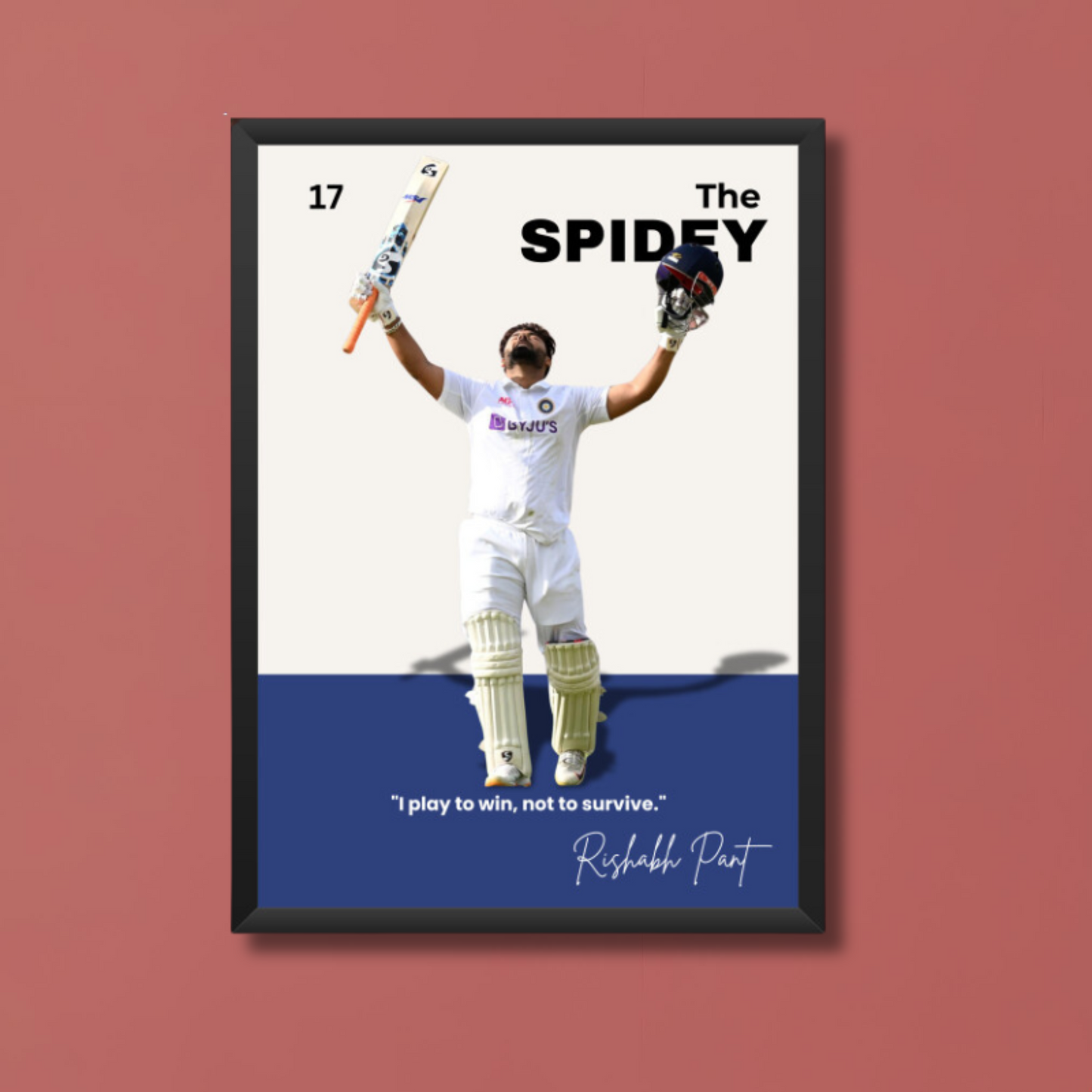 Rishabh Pant Poster Houseofmagnetic
