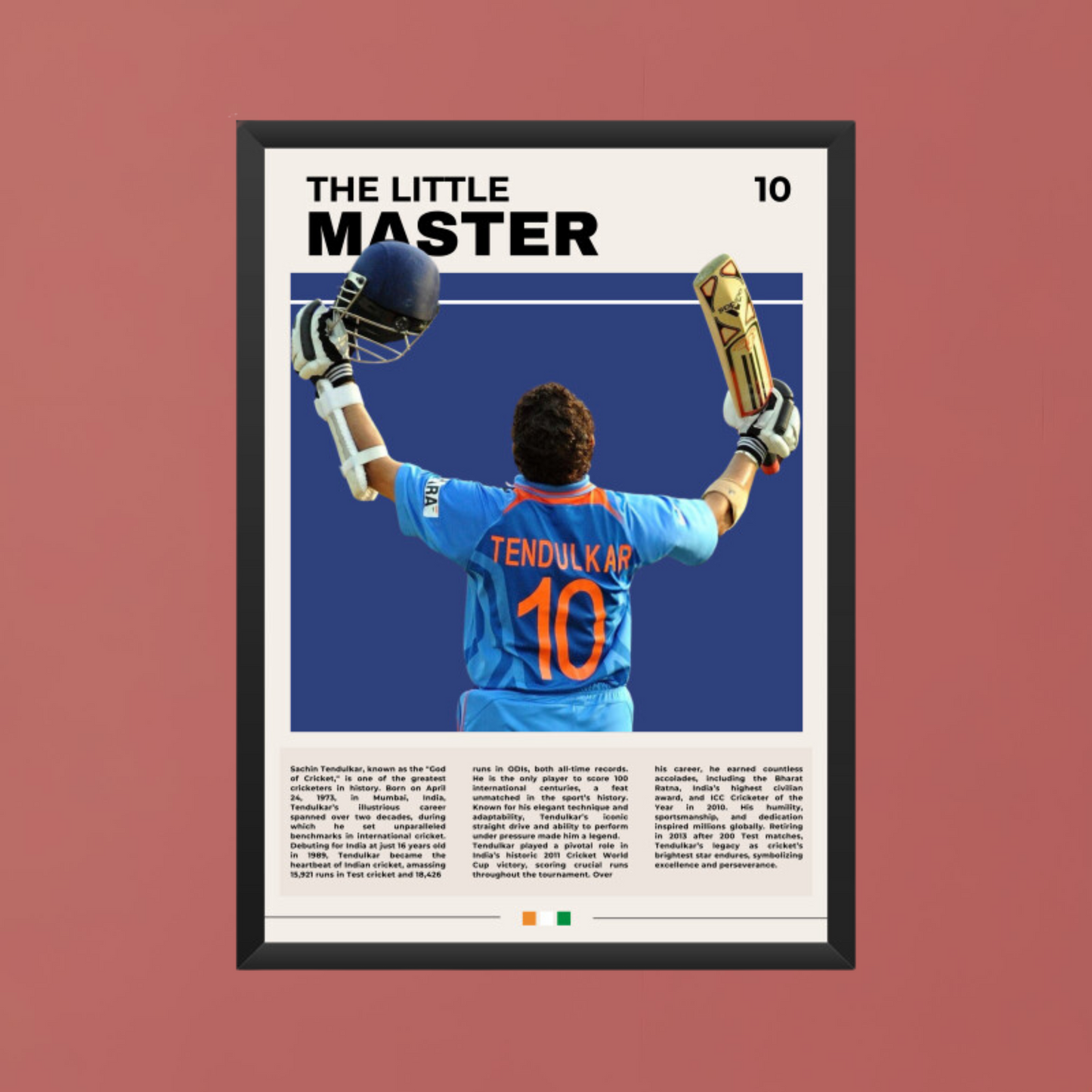Sachin Tendulkar Poster Houseofmagnetic