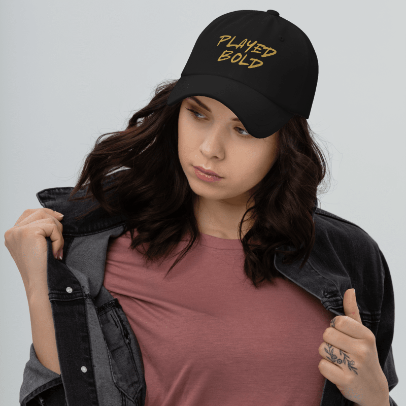 Played Bold RCB Cap – IPL 2025 Inspired | Cricket Fan Cap | Unisex Adjustable | House of Magnetic HOUSE OF MAGNETIC