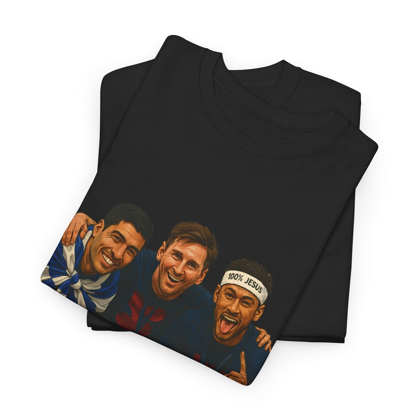 Legendary Trio Champions T-Shirt – UEFA Cup Celebration Tee | House of Magnetic HOUSE OF MAGNETIC