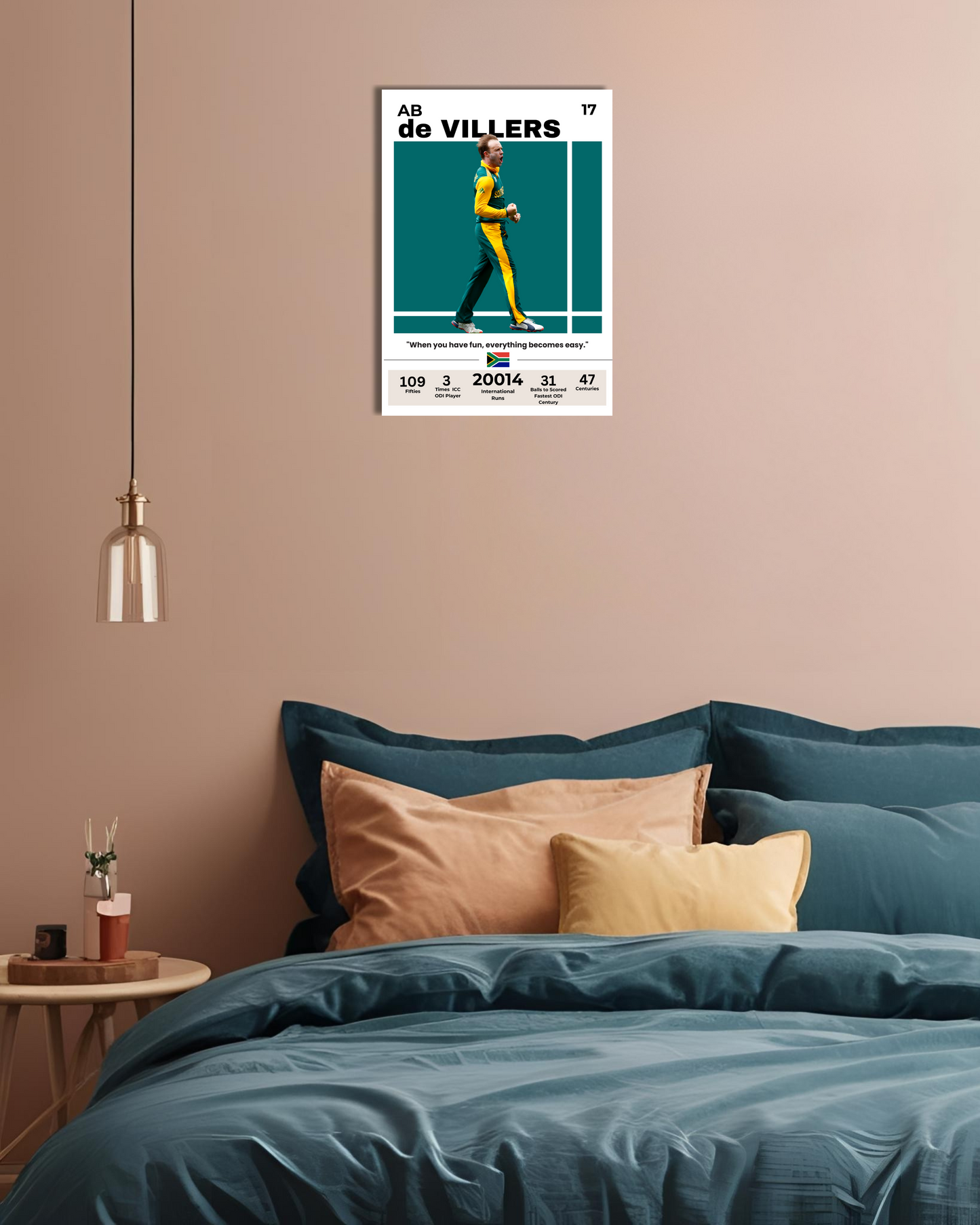 AB de Villiers Poster Houseofmagnetic