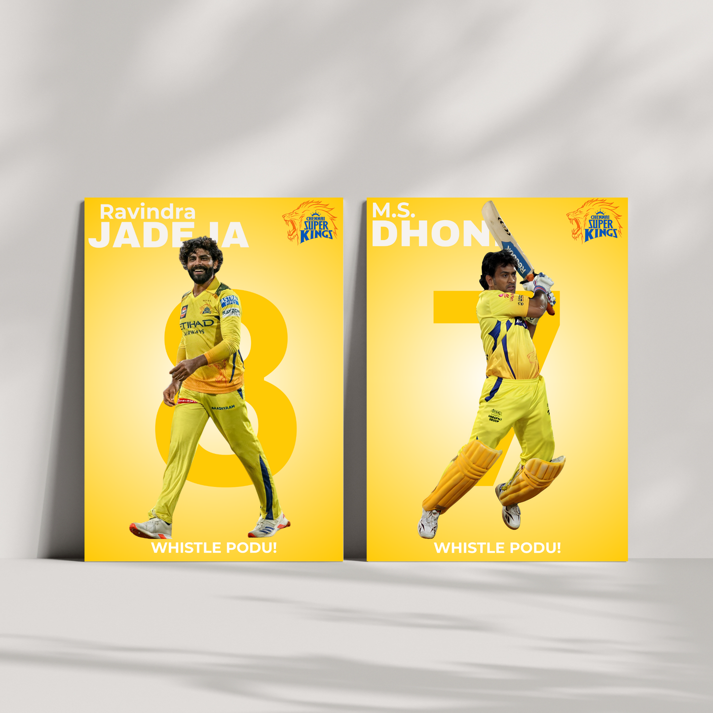 Chennai Super Kings Poster Combo – Set of 3 Houseofmagnetic