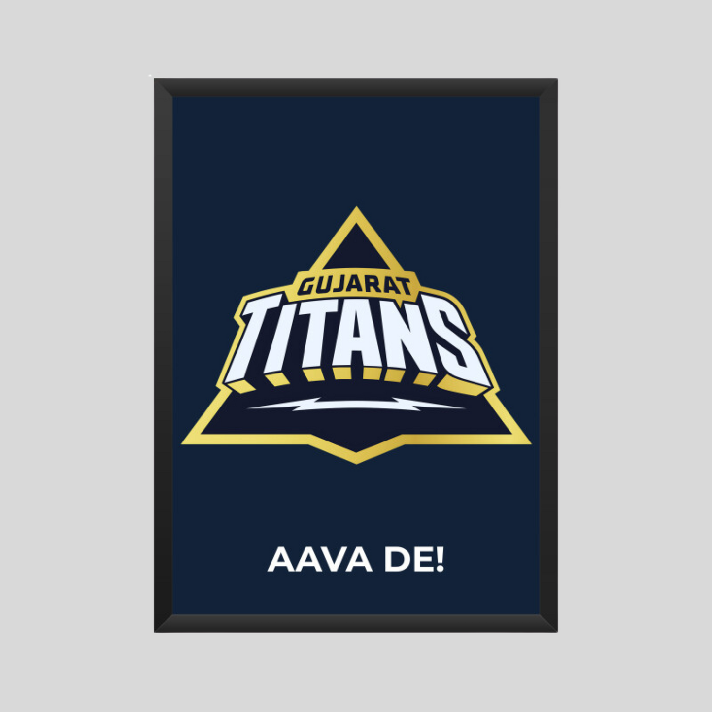 Gujarat Titans Poster Houseofmagnetic