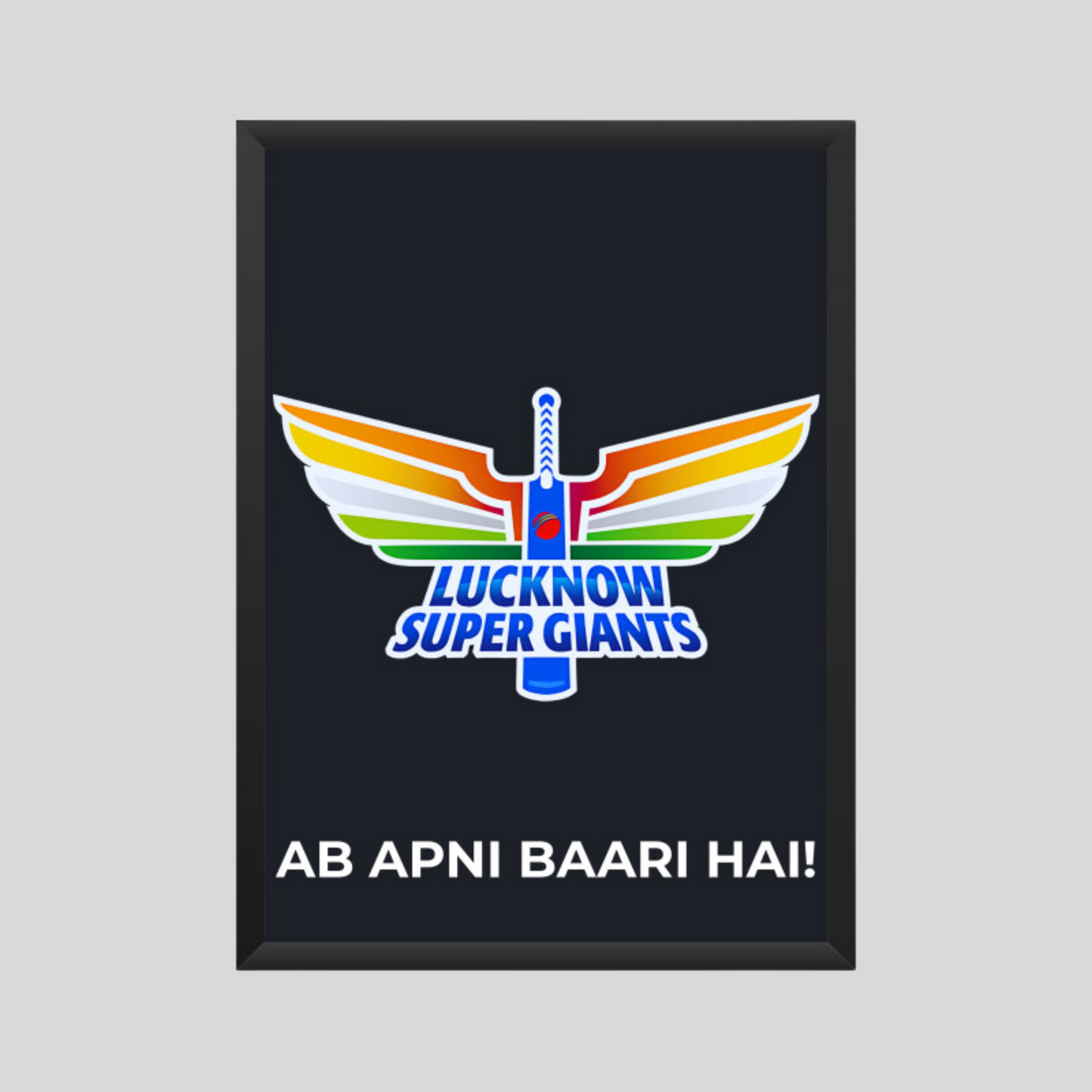 Lucknow Super Giants Poster Houseofmagnetic