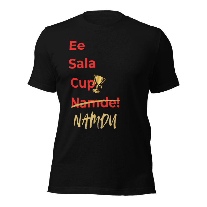 RCB Champions 2025 T-Shirt – Ee Sala Cup NAMDU Fan Tee | 100% Cotton Unisex Crew Houseofmagnetic