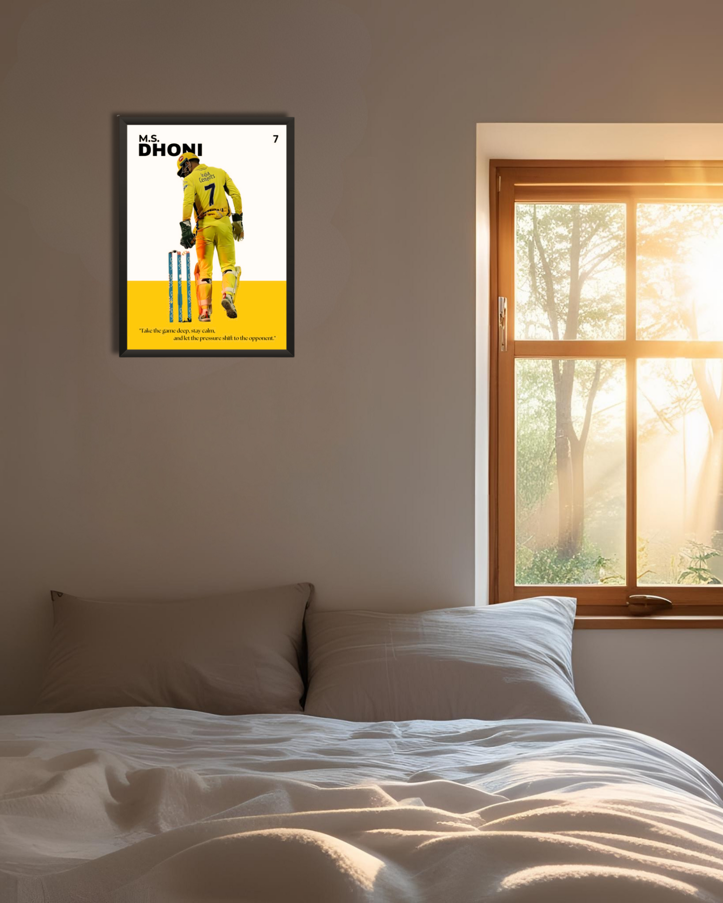M.S. Dhoni Poster Houseofmagnetic