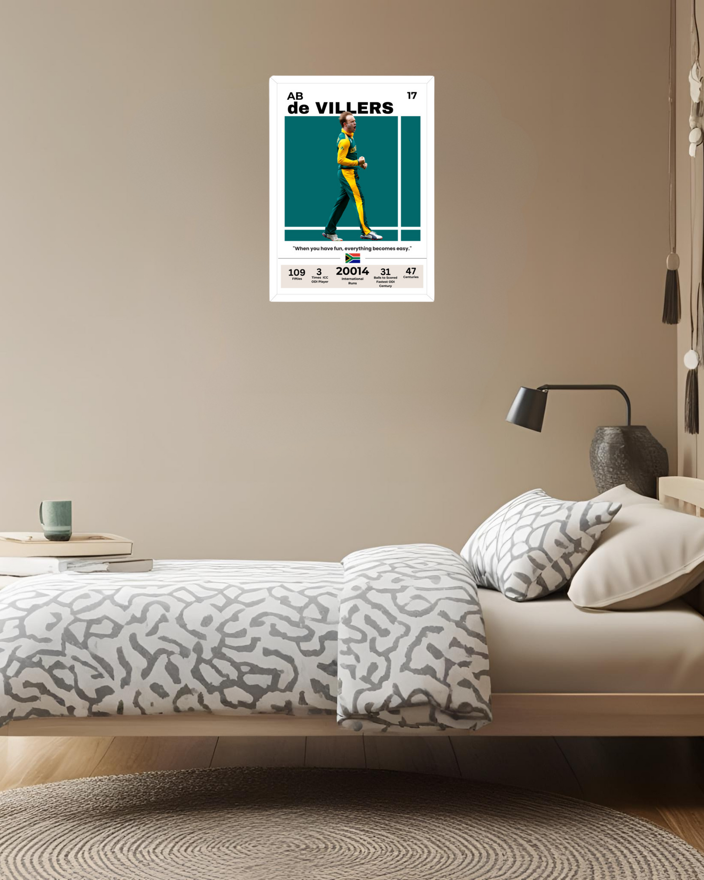 AB de Villiers Poster Houseofmagnetic