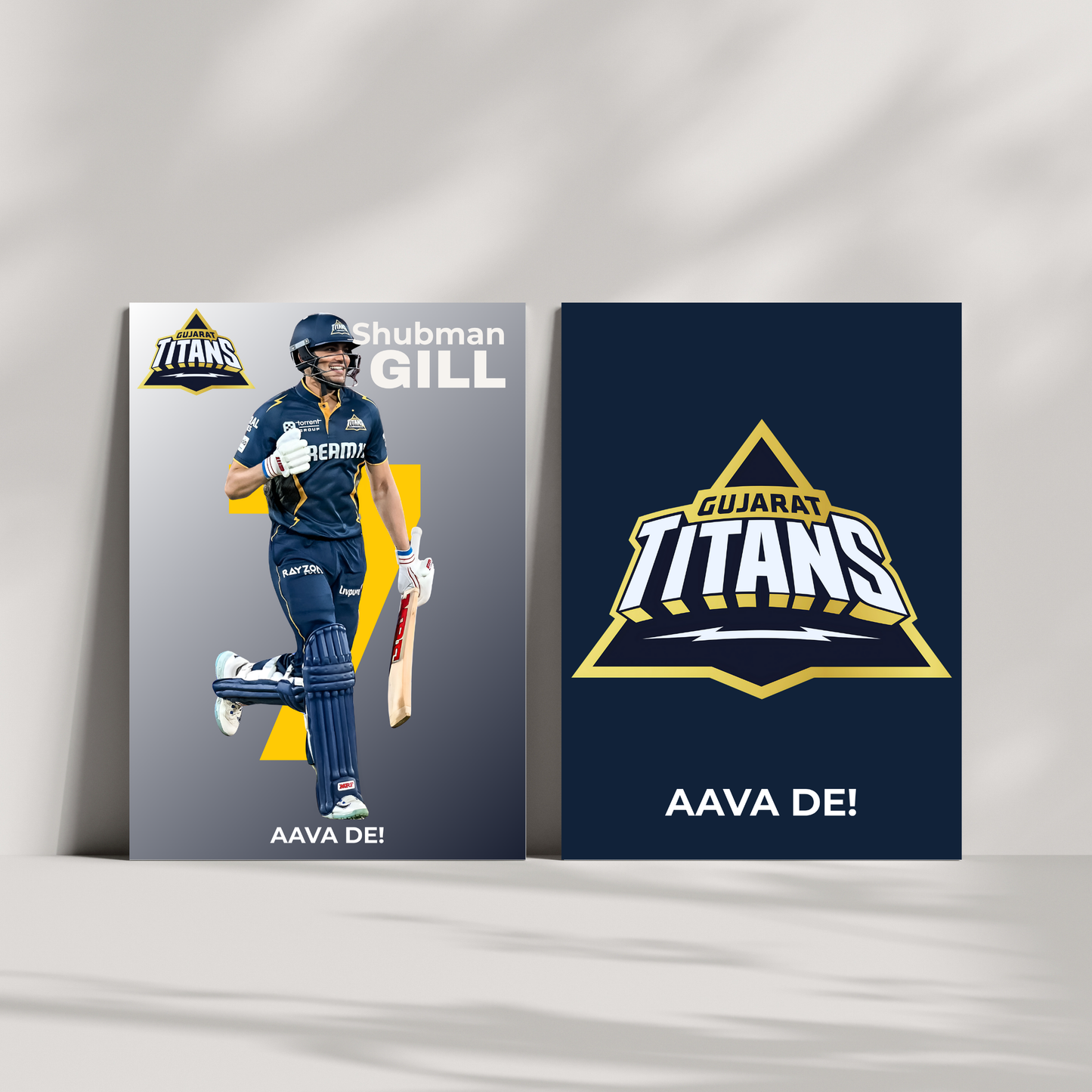 Gujarat Titans Poster Combo – Set of 3 Houseofmagnetic