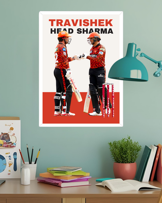 Travis Head and Abhishek Sharma Poster Houseofmagnetic