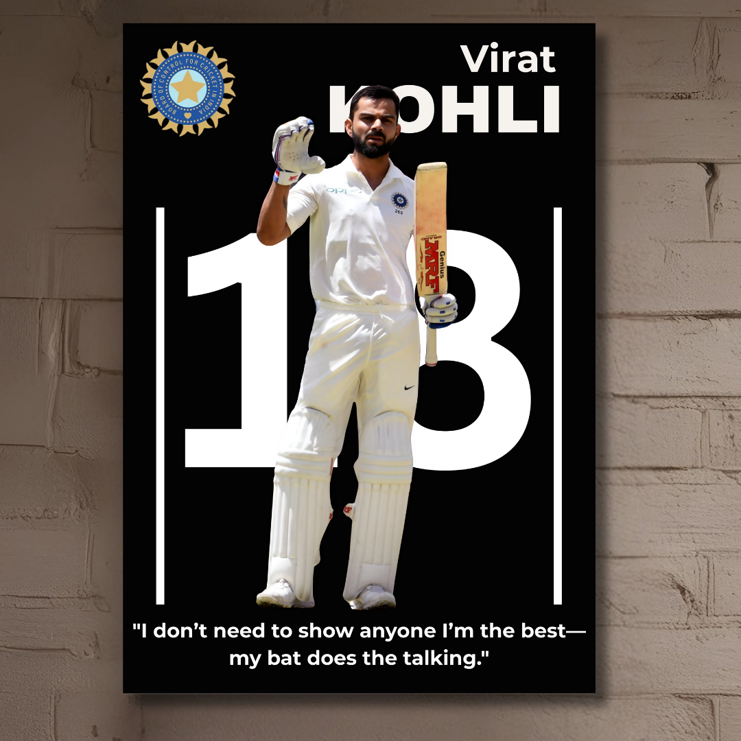 Virat Kohli Poster Combo – Set of 3 Houseofmagnetic