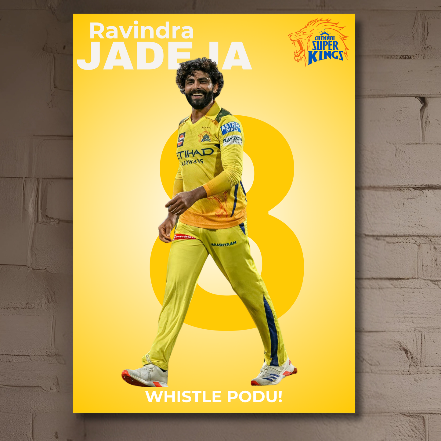 Chennai Super Kings Poster Combo – Set of 3 Houseofmagnetic