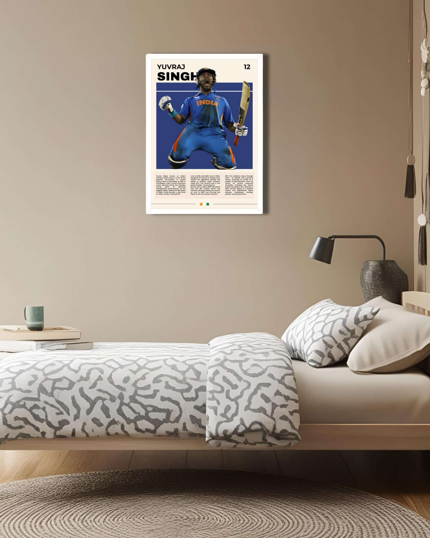 Yuvraj Singh Poster Houseofmagnetic