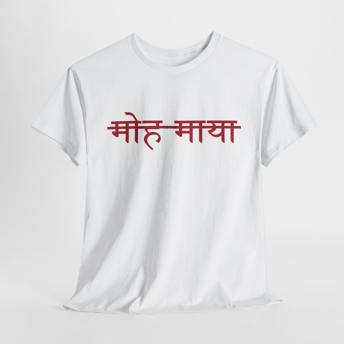 Moh Maya Devanagari Script T-Shirt – Minimal Sanskrit Quote Tee | Spiritual Streetwear by House of Magnetic HOUSE OF MAGNETIC