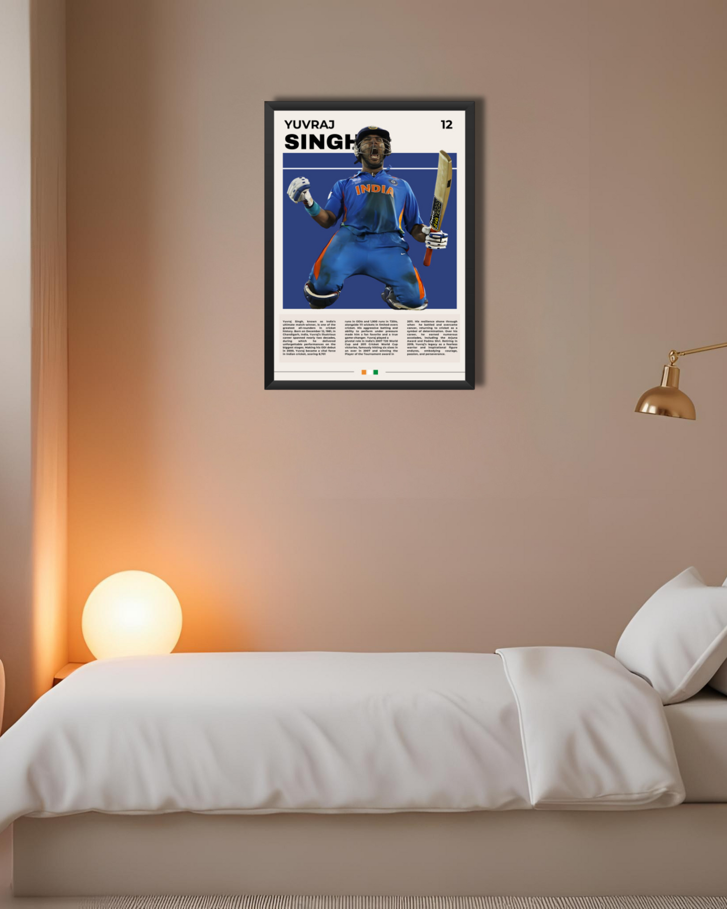 Yuvraj Singh Poster Houseofmagnetic