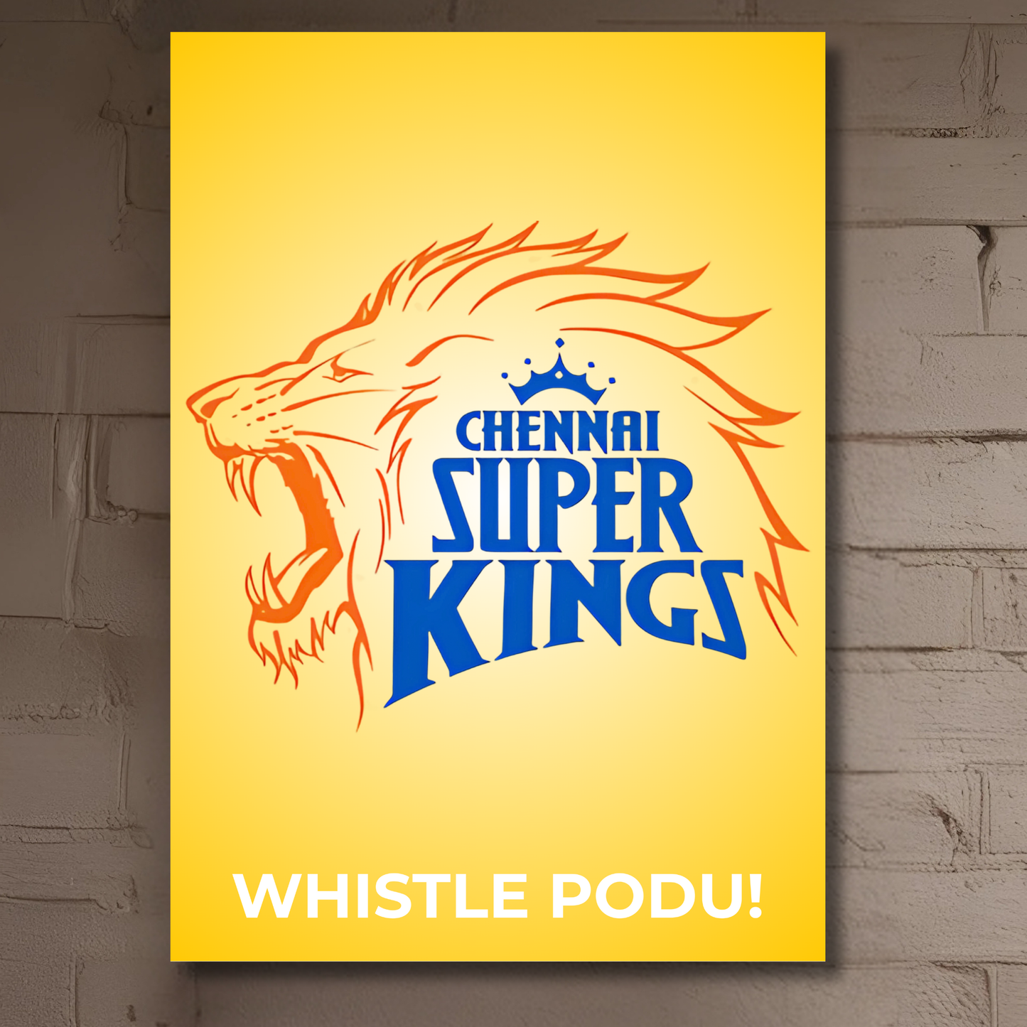 Chennai Super Kings Poster Combo – Set of 3 Houseofmagnetic