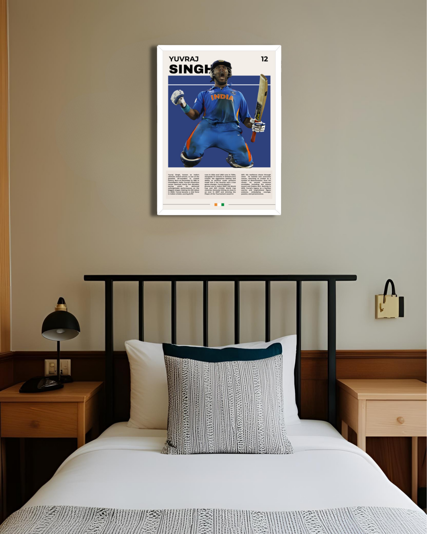 Yuvraj Singh Poster Houseofmagnetic