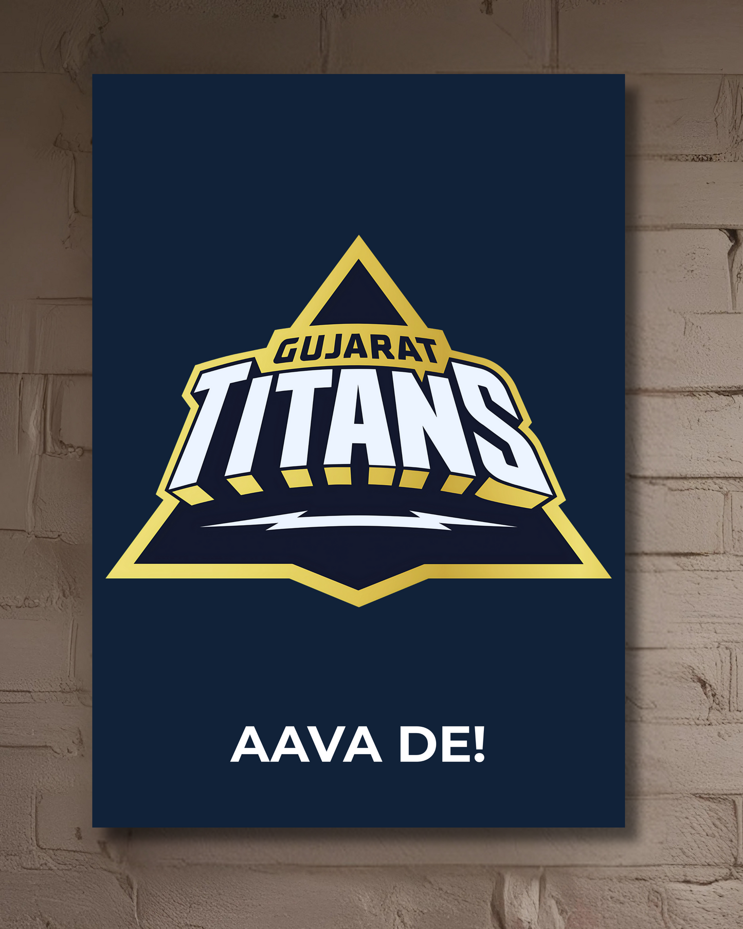 Gujarat Titans Poster Houseofmagnetic