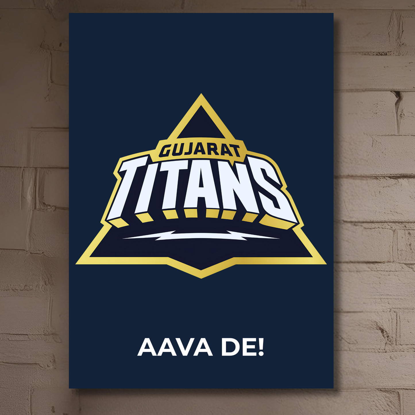 Gujarat Titans Poster Combo – Set of 3 Houseofmagnetic