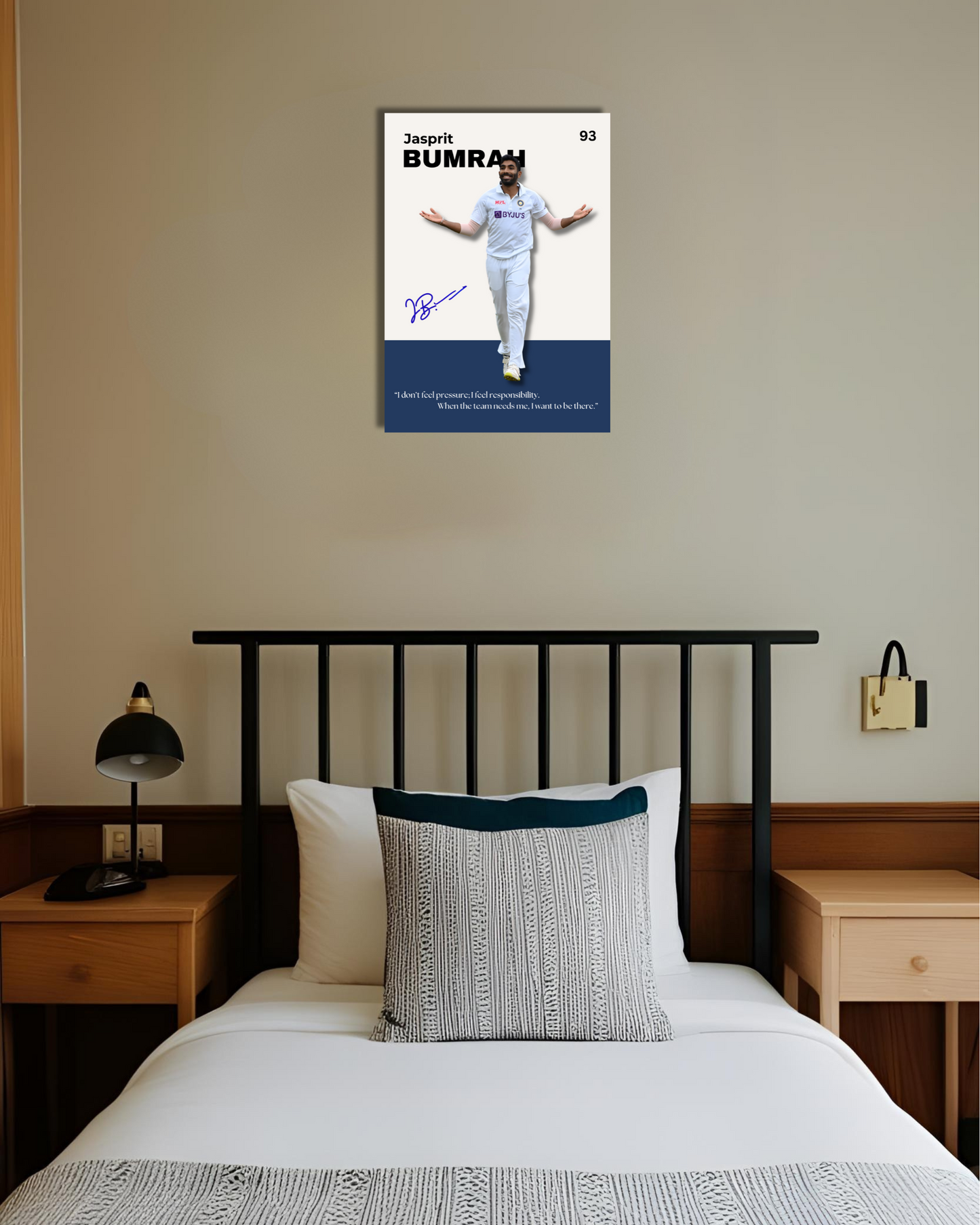 Jasprit Bumrah Poster Houseofmagnetic